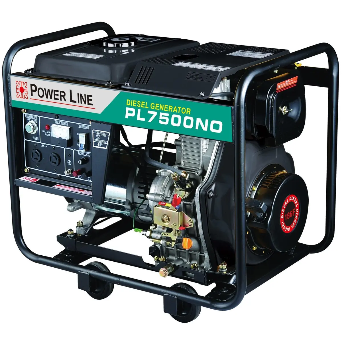 Pl7500ew 5.5 Kw Open Type Diesel Welder Generator 1