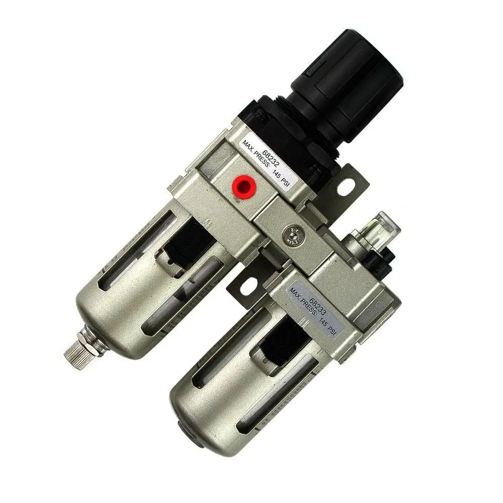 At-F+R+L M 1/4": Filter Regulator Lubricator 1/4" 1