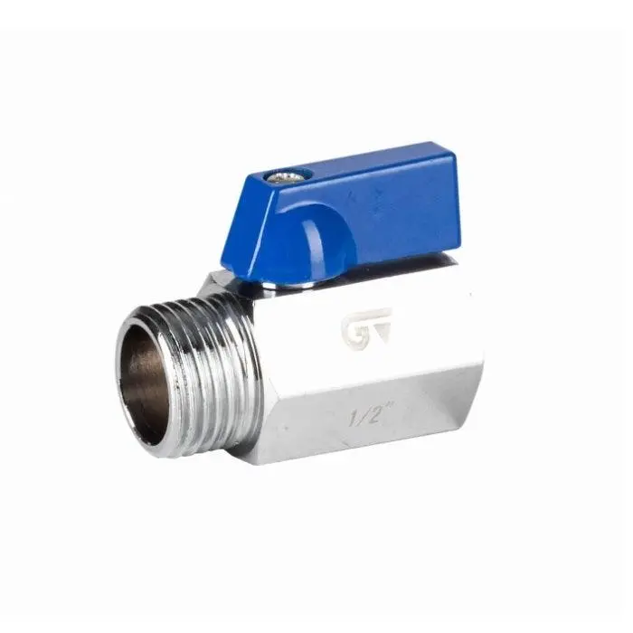 R7 1/2": Ball Valve With Brass Hexagonal Rod 1/2" 1