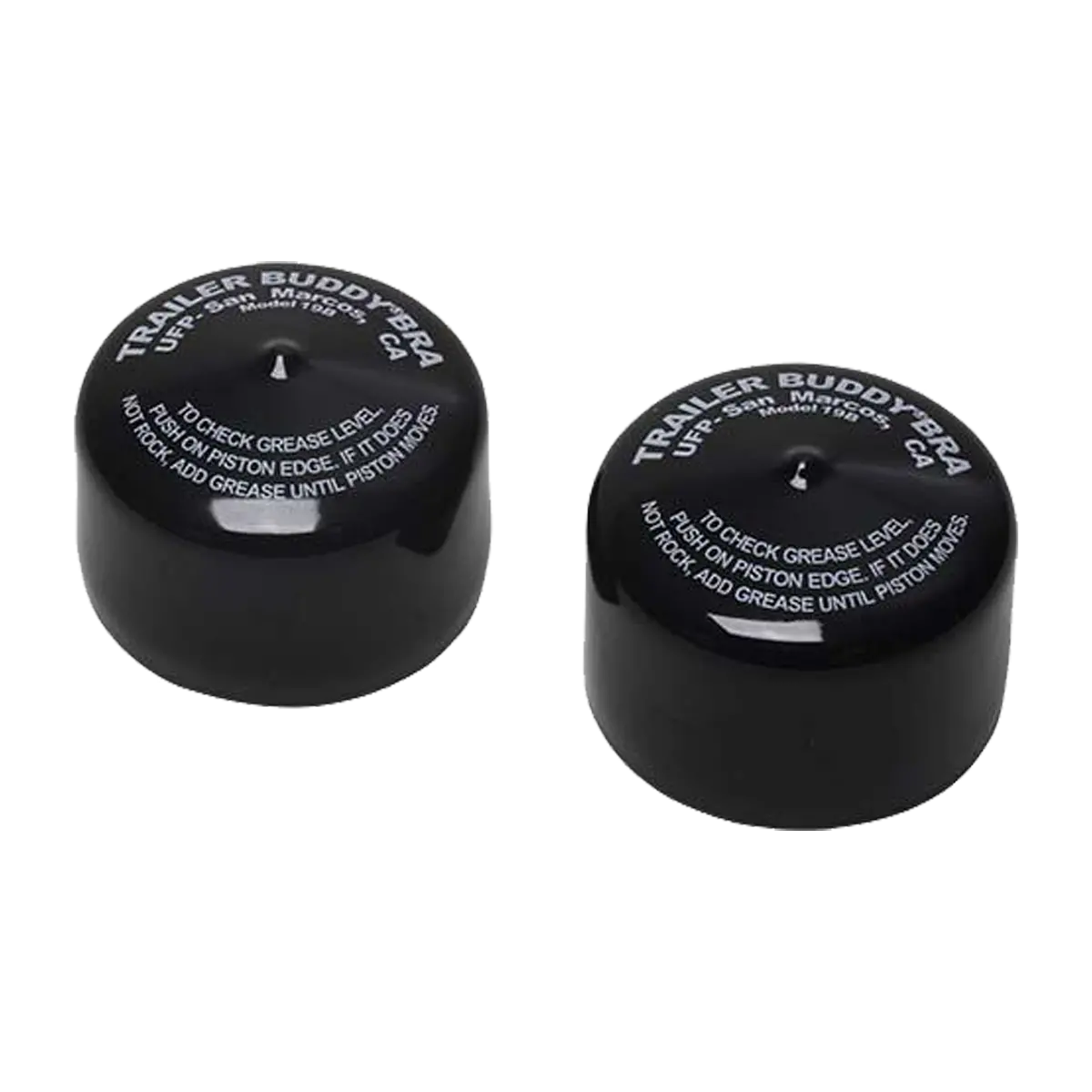 Trailer Buddy Grease Cap Bra Covers 19B (1-Pair) #05297 1