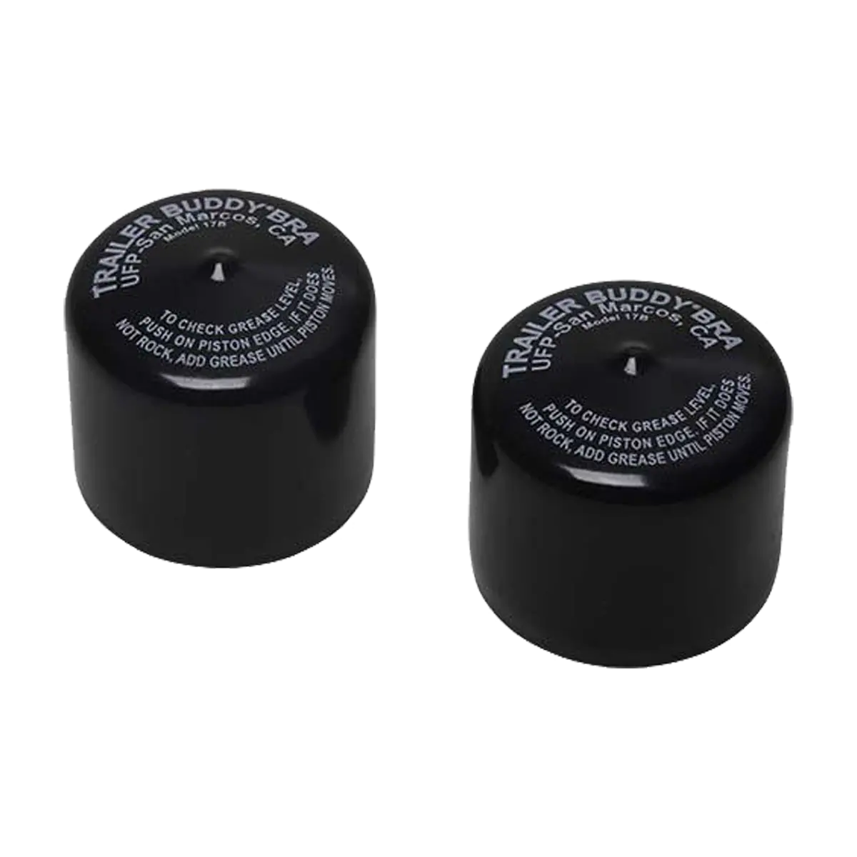 Trailer Buddy Grease Cap Bra Covers 17B (1-Pair) #05304 1