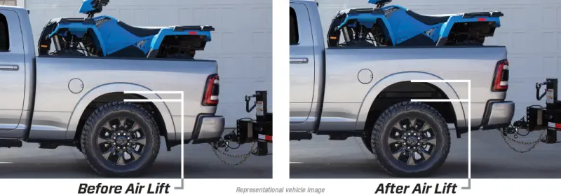 2007-2018 Silverado 1500 8Ft Bed Air Lift Loadlifter 5000 Ultimate Rear Kit 2