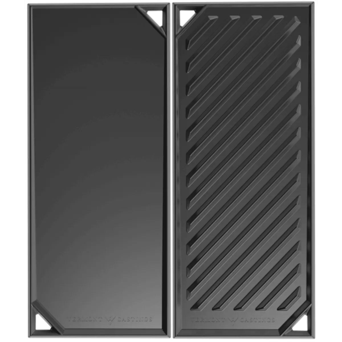 Vermont Castings Reversible Cast Iron Griddle Insert, Black 1