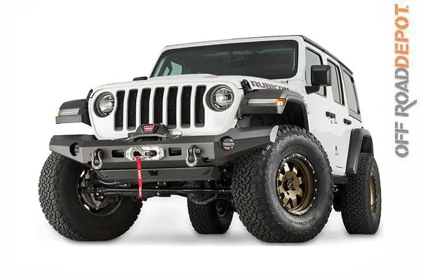 War 101335 - Defensa Delantera Warn Elite  Parachoques Jeep  15/18 1