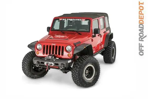 War 101410 - Defensa Delantera Warn Corta Para Jeep Jk 07-2018 1