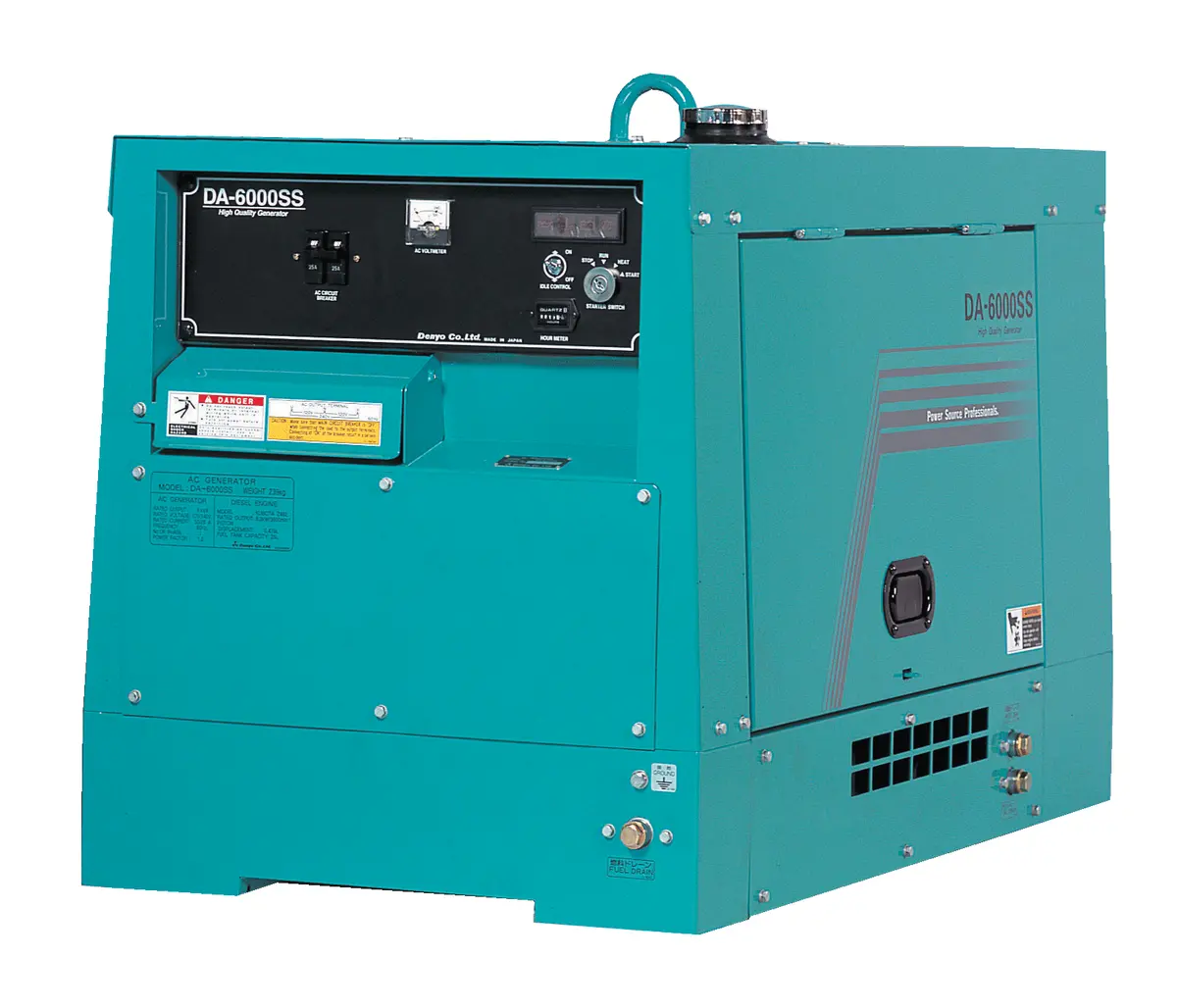 Da-6000Ss Denyo Silent Diesel Generator, 6.5Kva 1