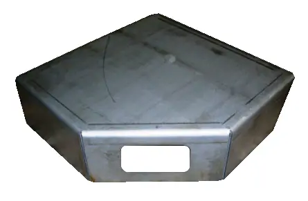 Trailer Step Plate, Weld-On, 3" X 10" X 10" X 15 Degrees, Lr Or Rf 2