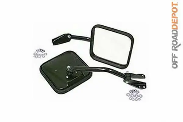 Rug 11001.02 - Jgo Espejos Laterales Rugged Ridge Jeep Cj 76-86 1