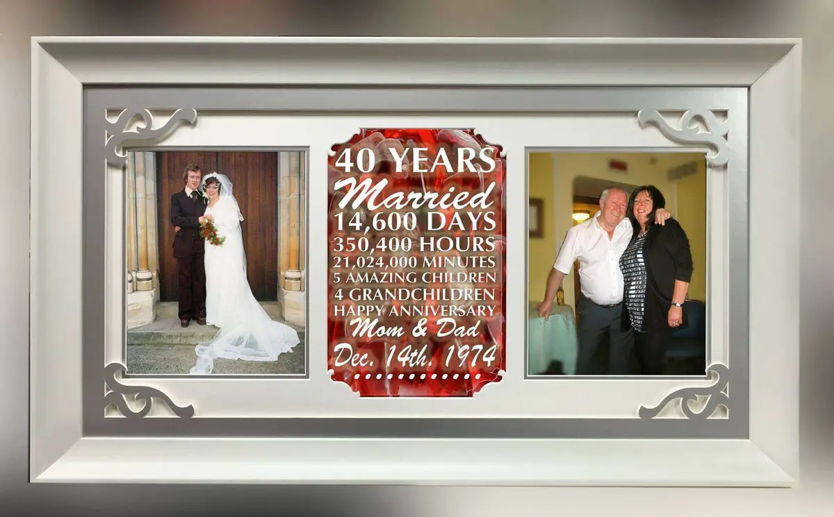Wedding Anniversary Gift Frame 1