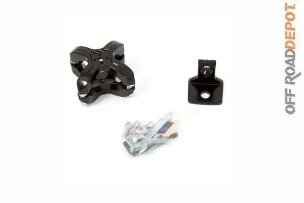 Rug 11030.01 - Clamp Negro P/Tubos De 2.25''-3'' Rugged Ridge (Pza) 1