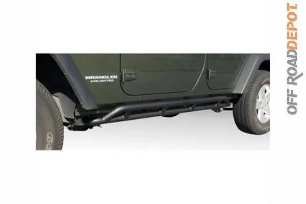 Rug 11504.22 - Rocksliders Mod Rrc Jeep Jk 07-15 Blk Textured 1