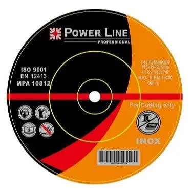 Cutting Disk For Inox 115X1x22.23Mm 1