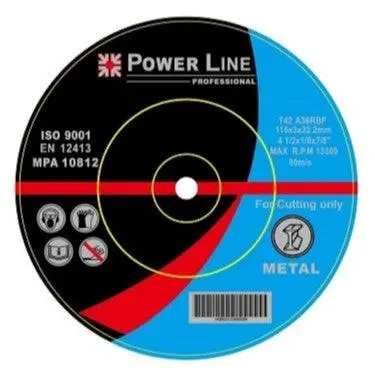 Cutting Disk For Metal 115X3.0X22.23Mm 1