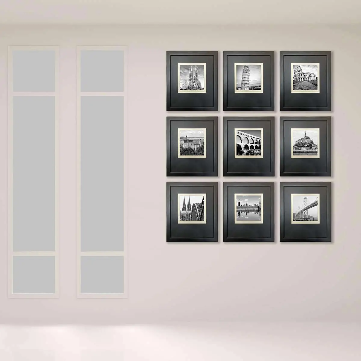 Architexural Picturewall- 9 Set Frame Collection 1