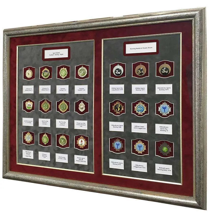 Captioned Sports Medal Frame 1