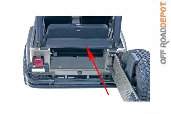 Rug 13550.01 - Tailgate Bar C/Tonneau Cover Jeep Y/T 87-06 1