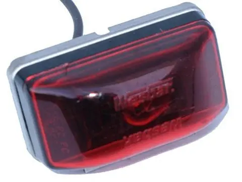 Wesbar Waterproof Clearance/Side Marker Light (Red) #003239 1