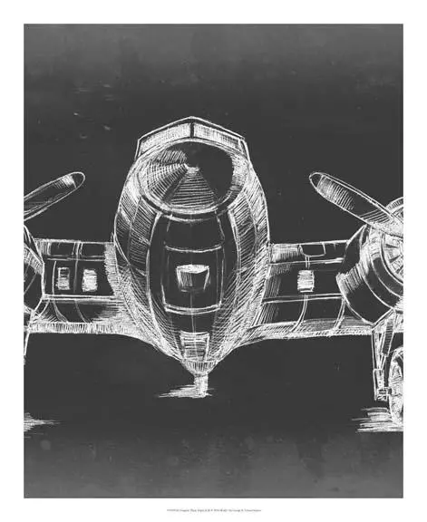 Graphic Plane Triptych Ii 1