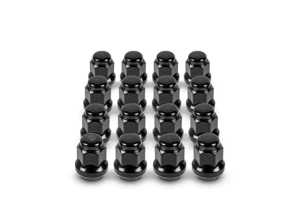 16 Pack 10X1.25 Atv/Utv Black Lug Nuts W Key 1