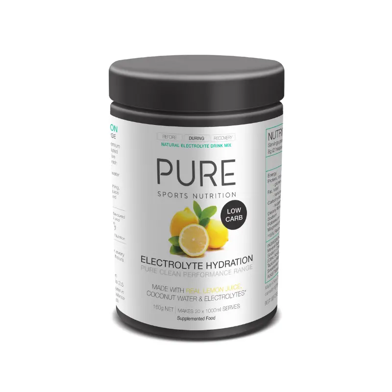 Pure Electrolyte Hydration Low Carb 160G Lemon 1