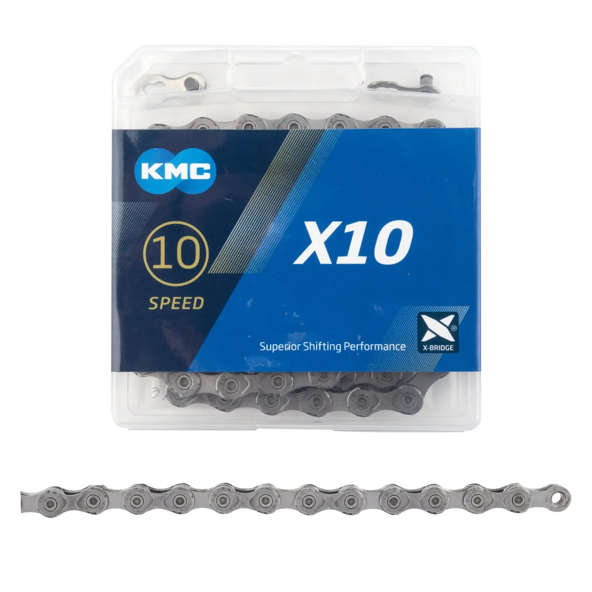 Kmc X10 10 Speed Chain Gy/Gy 116L 1