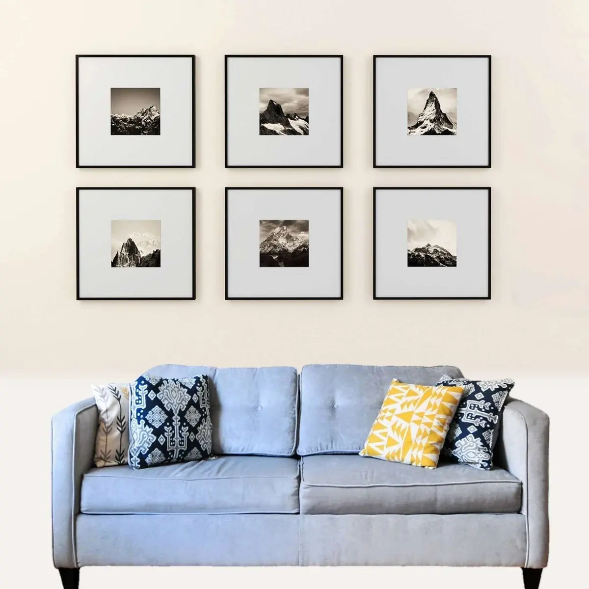 Classic Frame Set 16X16 Inch Frames To Fit Instagram 8X8 Inch Photo Collection 1
