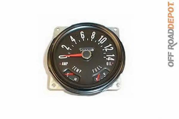 Rug 17205.02 - Velocimetro Jeep Cj Models 55-79 1