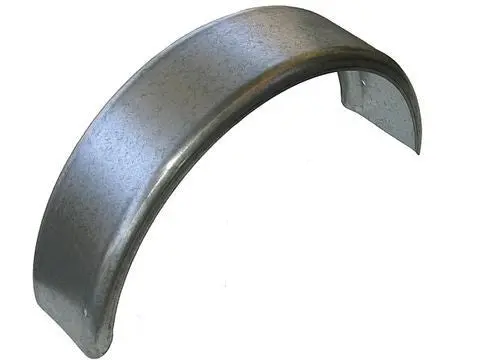 Galvanized Single Axle Trailer Fender (7.5" W X 30" L) 1