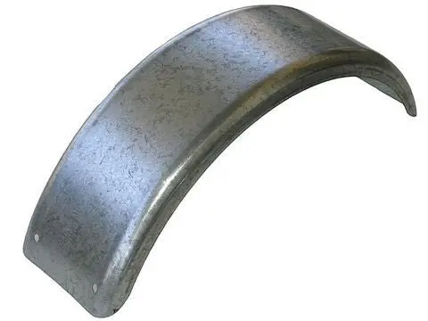 Galvanized Single Axle Trailer Fender (7.5" W X 25" L) 1