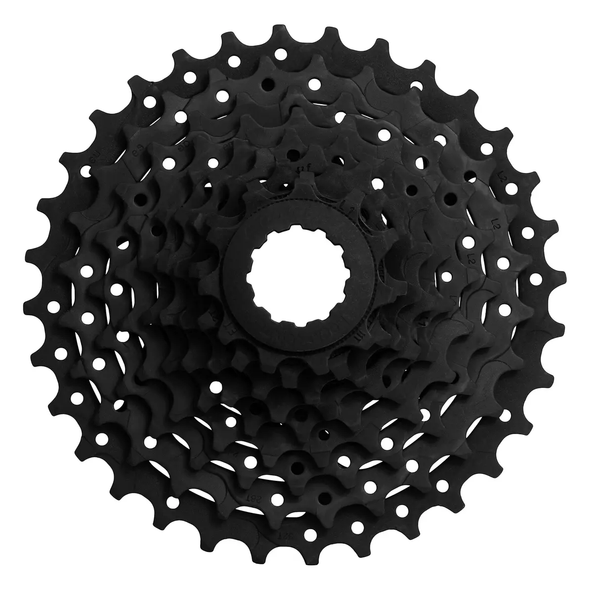 Sunrace Cs-M90 9 Speed 11-34T Black Cassette 1