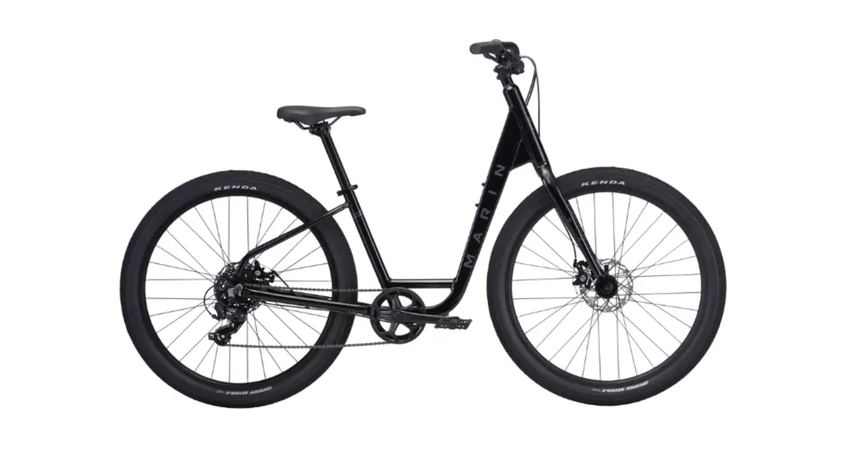 Marin Stinson 1 Low-Step Hybrid Bike – Step-Through Comfort Geometry