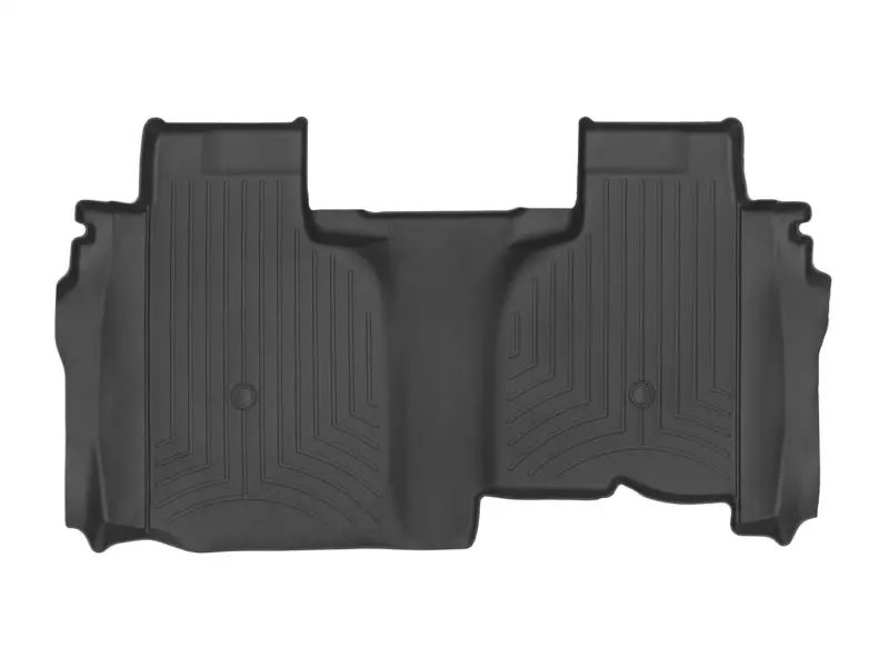 2019-2023 Chevy Silverado 1500 Double Cab W/ 1St Row Bucket Seats Rear Floorliner - Black 1