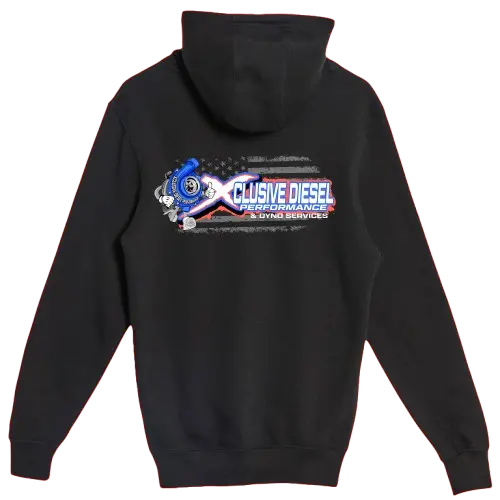 Black Hoodie W/ Fleece Lining 1