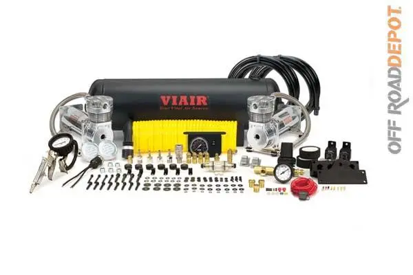 V/A 20019 - Compresores (2) 444C Tanque Aire 200 Psi Cromados 1