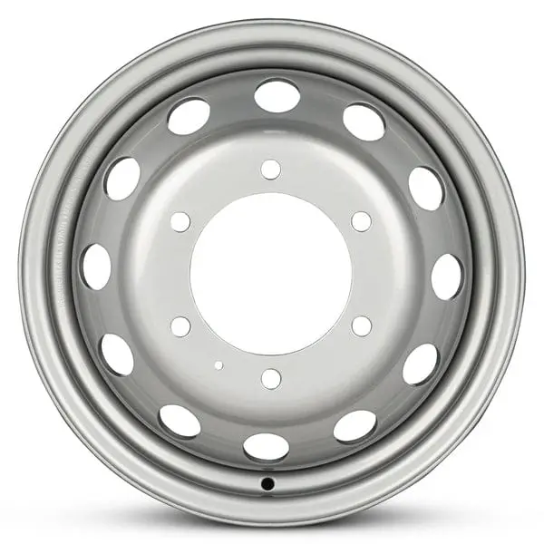 2015-2024 16X6 Ford Transit 350 Dually Silver Steel Wheel 1