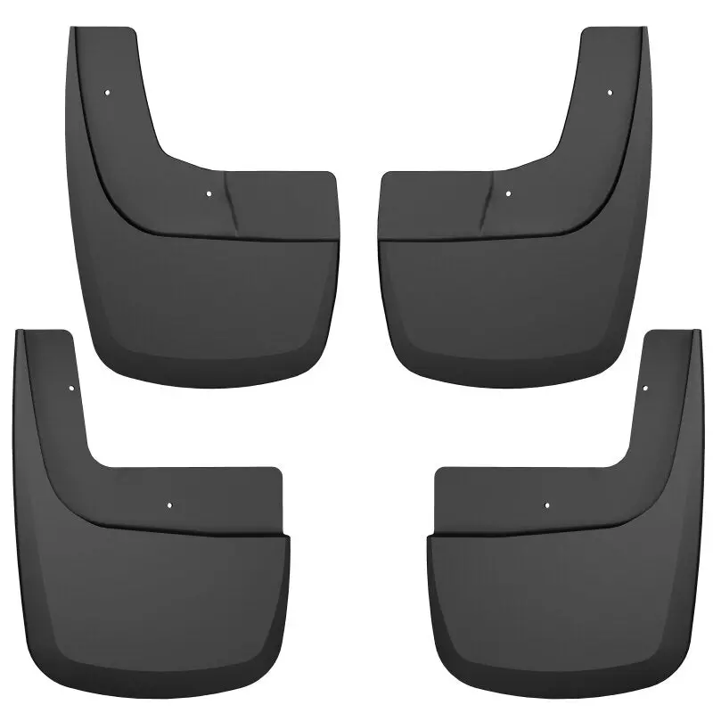 2021-2023 F-150 Raptor Supercrew Husky Front & Rear Mud Guards - Black 1