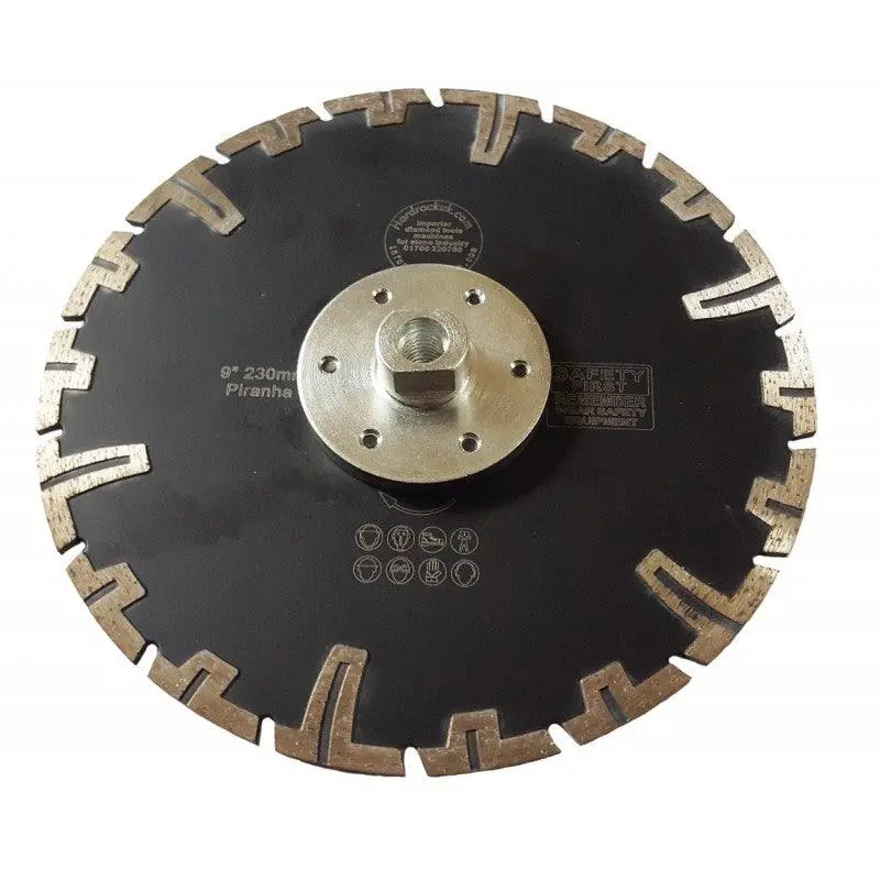 230Mm Diamond Cutting Blade For Stone W/Flange 1