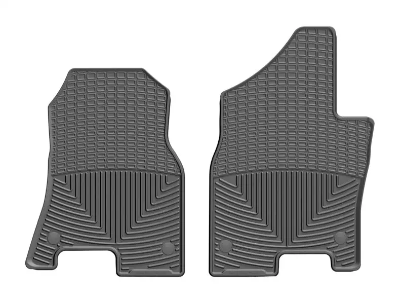 Weathertech 19+ Dodge Ram 1500 (Reg/Quad Cab) Front Rubber Mats - Black 1