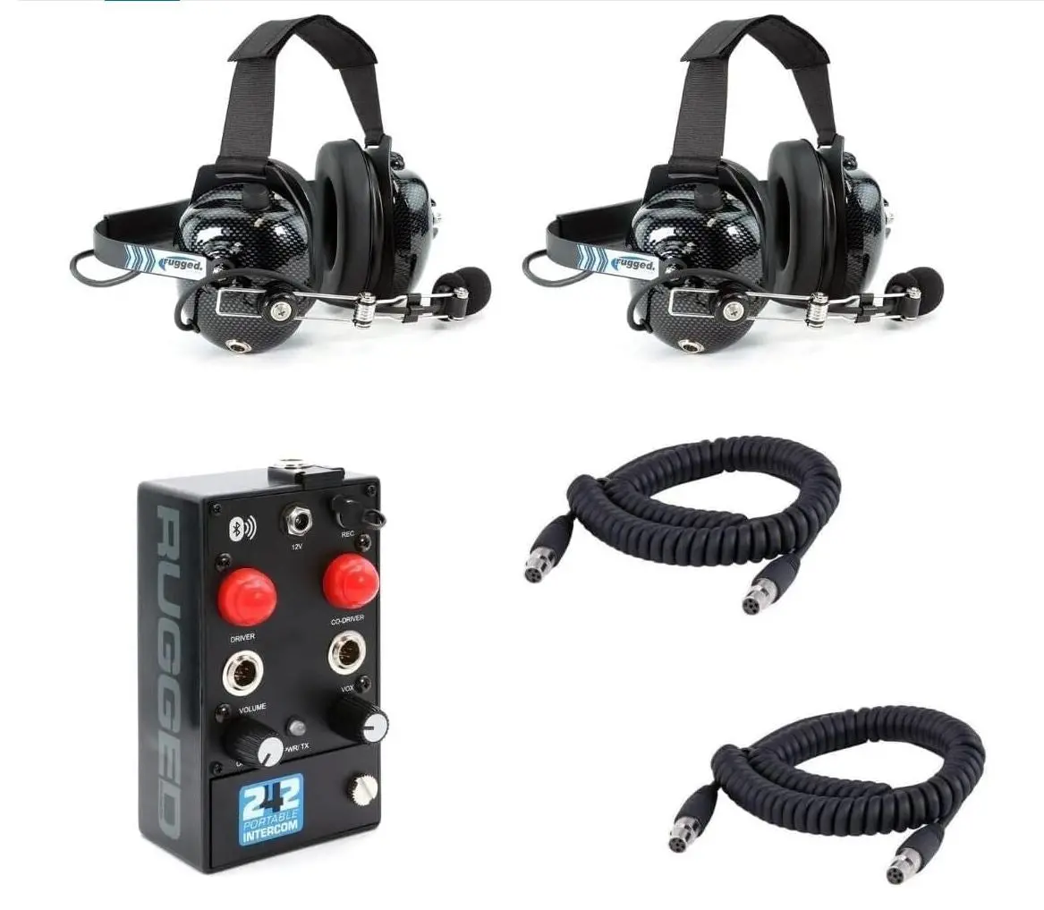 Rrp242bt Portable Intercom System With H41 Headsets - 2 Person - Clearance 1