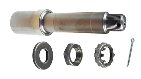 Trailer Axle Spindle, Straight For 1 1/16" X 1 1/16" Bearings, 1,500-2,500 Lb. Axles Ufp 33696 1