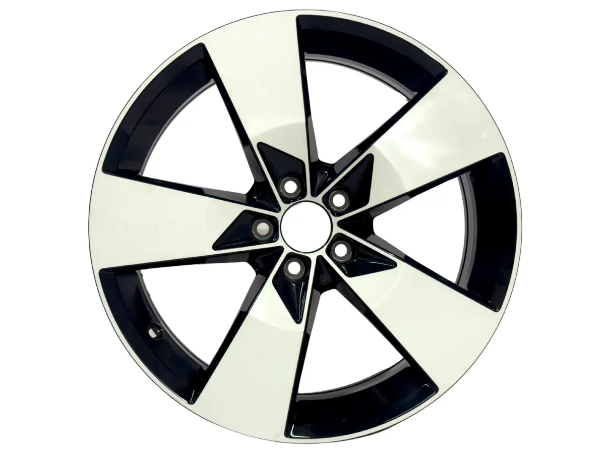 Original Volvo Xc40 Aluminium Fälg 19 Tum 5-Spoke Black White 31471554 2
