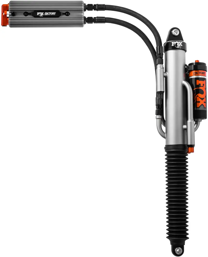2017-2018 F-150 Raptor Fox 3.0 Factory Series 12.27In External Qab Piggyback Reservoir Rear Shock Set - Black 1