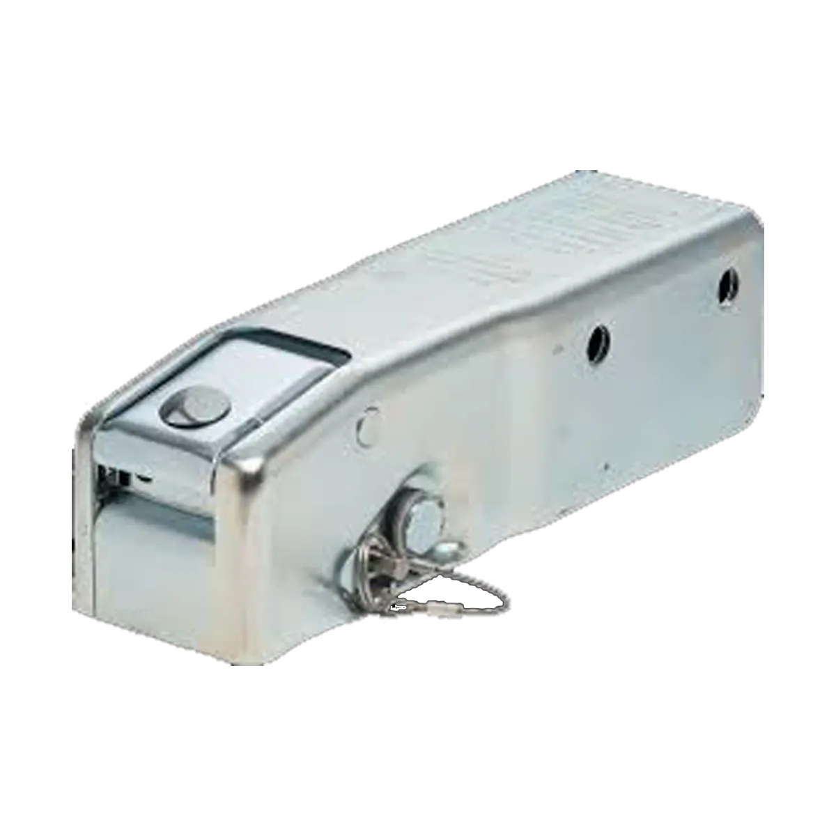 Ufp 2" Ball, Straight Tongue Trailer Coupler (Zinc Plated, Bolt-On) #34318 1