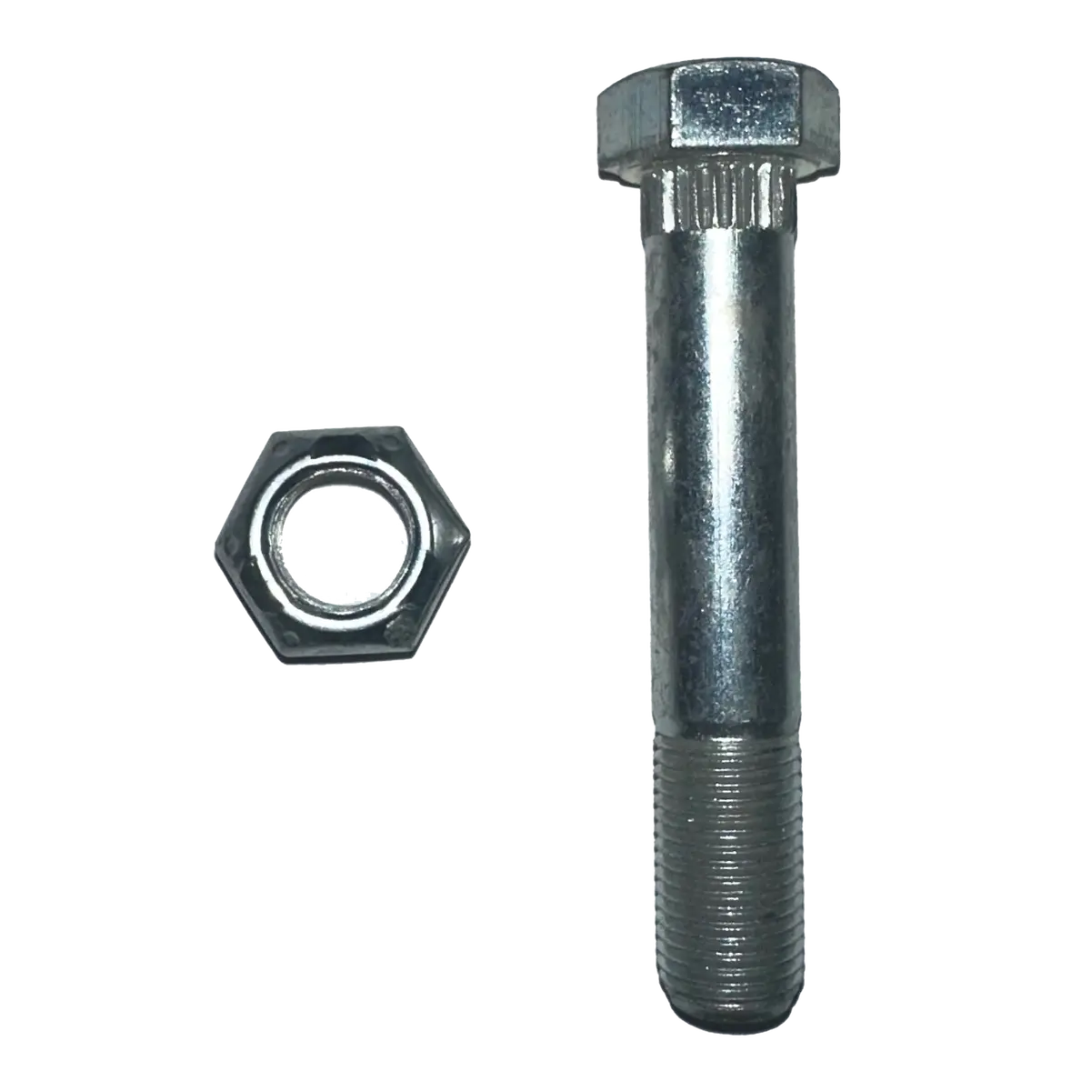 Trailer Leaf Spring Shackle Bolt & Nut, Zinc Plated 9/16" X 3.12" #34333 1