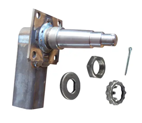 Trailer Axle Drop Spindle, Tapered For 1 3/8" X 1 1/16" Bearings, 2900-3750Lb Axles #34398 1