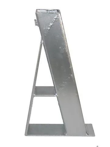 12" 15 Degree Galvanized Boat Trailer Winch Post Base 1