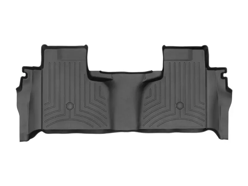 2019-2023 Silverado 1500 Double Cab (First Row Bench) Rear Floorliner - Black 1