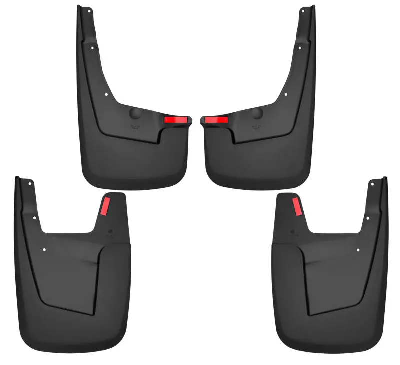 2019-2024 Ram 1500 W/O Oem Fender Flares Husky Front & Rear Mud Guards 1