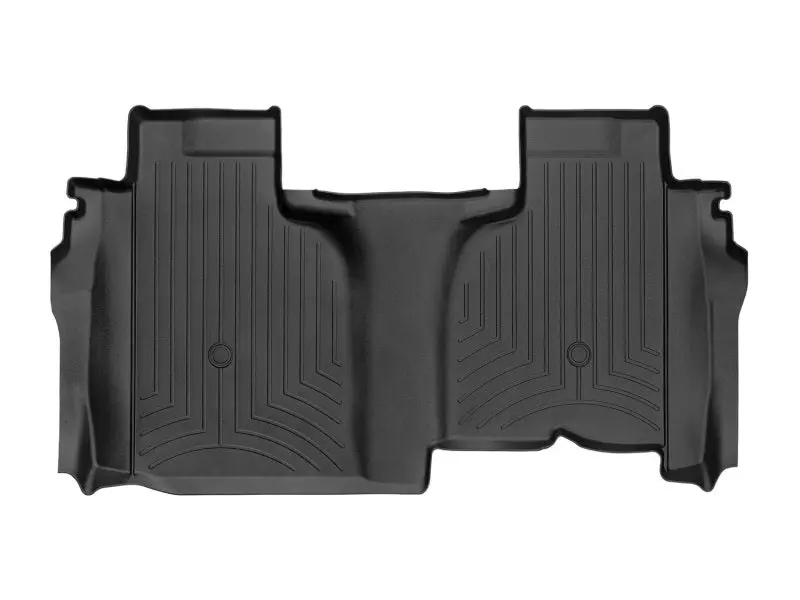 2019+ Silverado 1500 / Sierra (Double Cab) Rear Vinyl Floorliner - Black 1