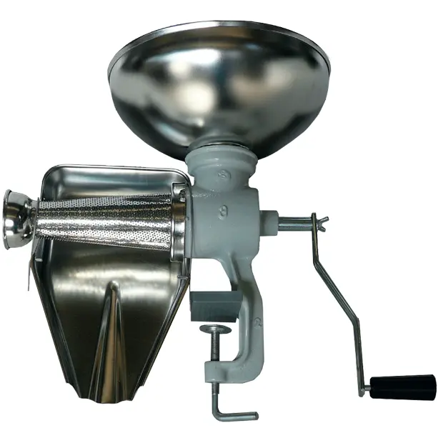 Manual Tomato Machine N.3, Inox Funnel & Pan 1
